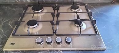 Nuovo piano cottura BEKO PractiClean Acciaio Inox
