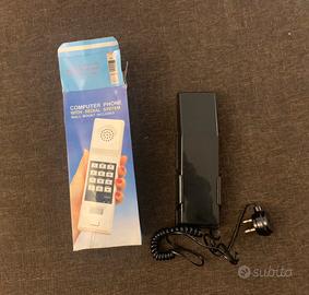 Telefono vintage anni 90 da parete nero nuovo
