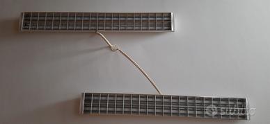 Plafoniera con doppio neon da parete/soffitto