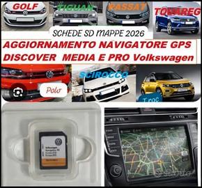 Schede SD MAPPE NAVIGATORE VOLKSAGEN AUDI SEAT