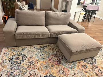Set IKEA KIVIK 3 posti con pouf contenitore