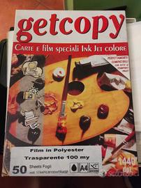 lucidi poliestere stampa scrittura A4