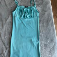 Vestito tubino azzurro