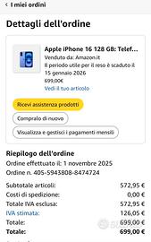 Iphone 16 128 gb