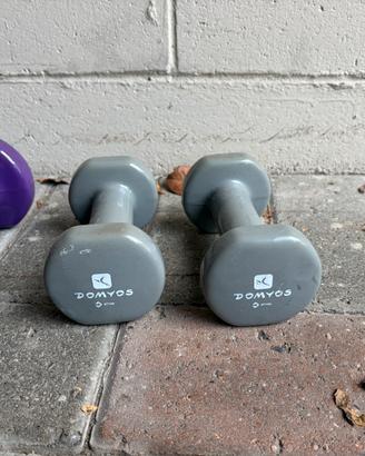 Pesi fitness da 2 e 3 kg