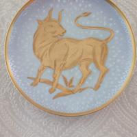 piatto segno zodiacale TORO