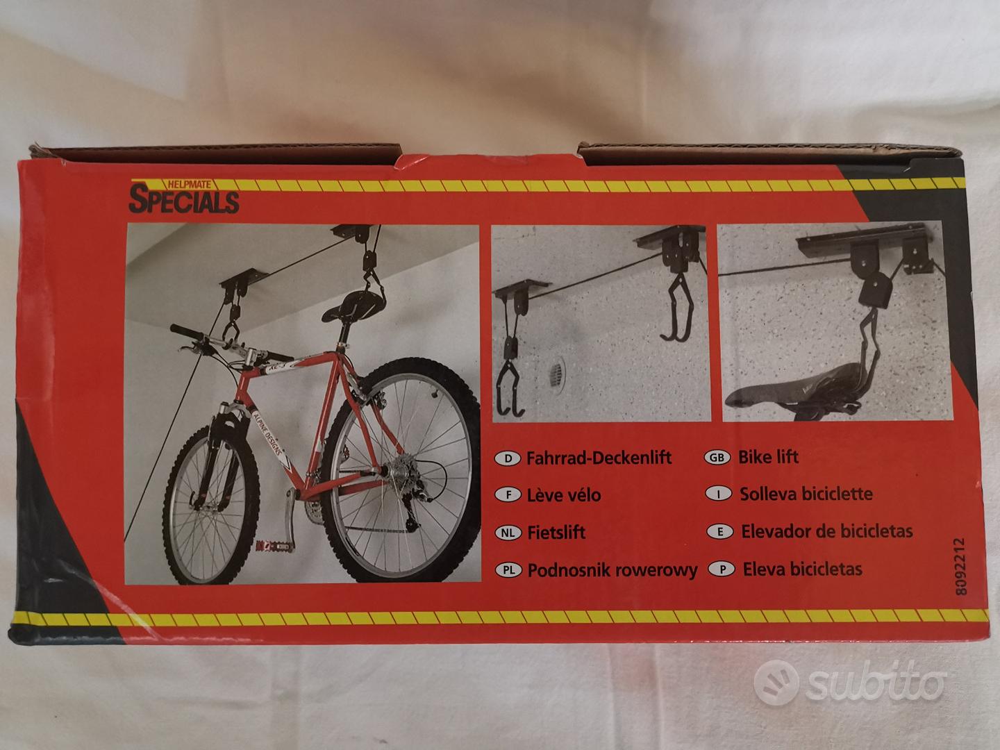 2 Portabici - Sollevatore per bici a soffitto - Sports In vendita