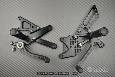 Pedane arretrate DUCATI DIAVEL 1200 2011 - 2018