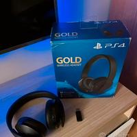 Cuffie Wireless Gold PS4/PS5