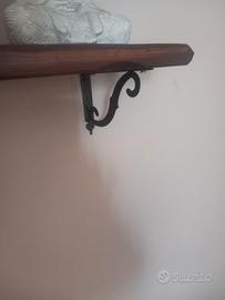 mensole legno massello 