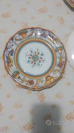 set 4 piatti Deruta ceramica 