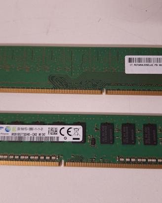 Kit RAM DDR3 Samsung 4GB (2x2GB) 1600MHz PC3-12800