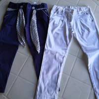 Pantaloni eleganti cerimonia raso bambina chicco 4