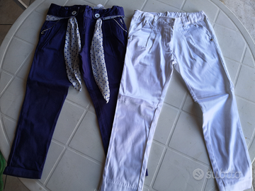 Pantaloni eleganti cerimonia raso bambina chicco 4