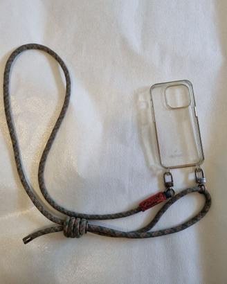 cover iphone 15 pro topologie + strap 8mm
