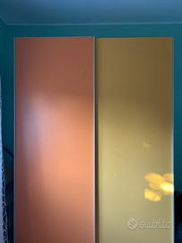 Set camera singola giallo-arancio