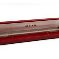 Scatola Avia Vintage Pelle Rossa Rara