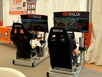 Postazioni SimRacing in profilati di alluminio