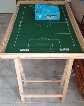 Calcio Subbuteo con tavolo da gioco 
