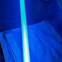 sono quattro LED con luce azzurra 