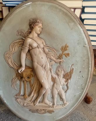 bassorilievo in gesso o stucco antici