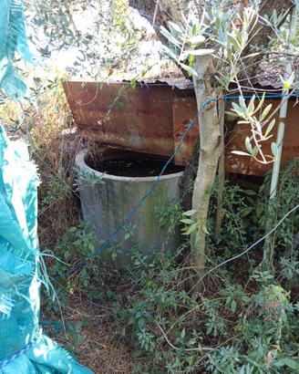 contenitore acqua piovana  in cemento