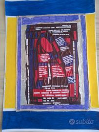 Quadro raffigurante una madonna.