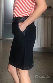 Gonna in denim Beneton, 100% cotone, taglia S