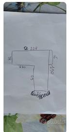 divano letto con penisola 