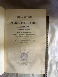 Della Potestà e della Polizia della Chiesa