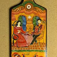 Tagliere - quadro dipinto a mano decoro vintage