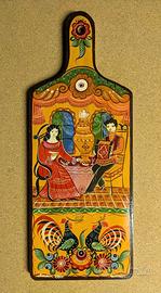 Tagliere - quadro dipinto a mano decoro vintage