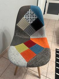 Sedia Moderna Multicolor Come Nuovo