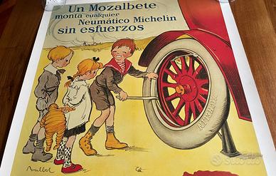Poster Michelin - Les mômes de Francisque Poulbot