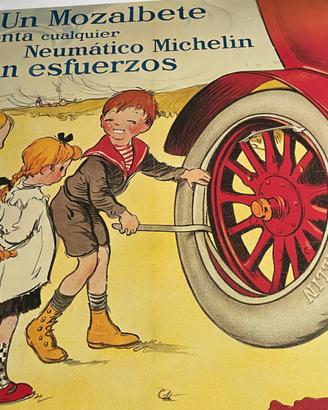 Poster Michelin - Les mômes de Francisque Poulbot