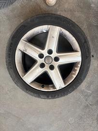 cerchi audi 5x112 r17 con bulloneria e distanziali