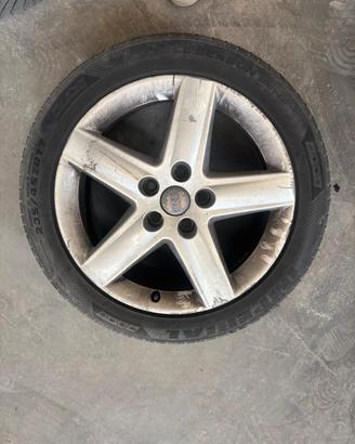 cerchi audi 5x112 r17 con bulloneria e distanziali