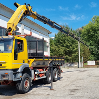 Iveco Eurotrakker 6x4 ribaltabile, gru, verricello