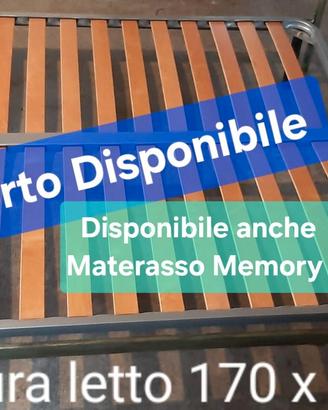 LETTO FERRO BATTUTO ● MATERASSO MEMORY● TRASPORTO