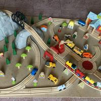 Pista trenino in legno
