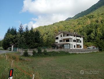 Due appartamenti con terreno commerciale