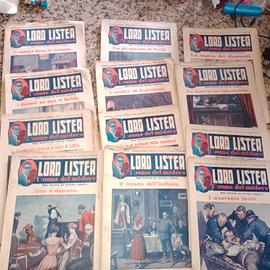 L'uomo del mistero Lord Lister 28 fascicoli 