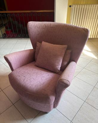 Coppia di poltrone avvolgenti