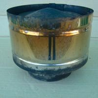 Comignolo a botte antivento inox