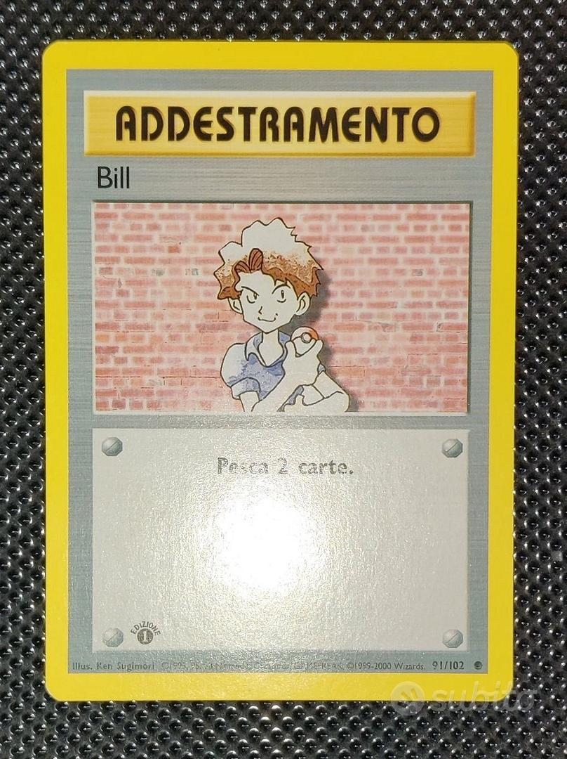 trainer bill pokemon card 91 102 value Pokmon TCG: #91 PSA 10 Bill Trainer 1999 91/102 Base