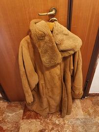 shearling donna taglia 42 camoscio originale 