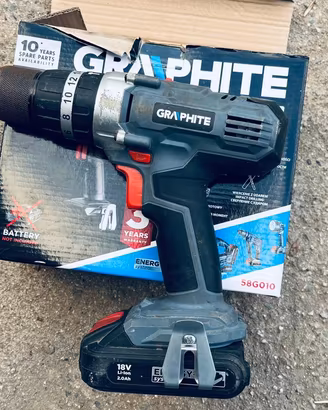 Trapano avvitatore a percussione Graphite Enery+