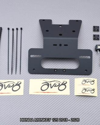 Portatarga corto AVDB HONDA MONKEY 125 2018 - 2026
