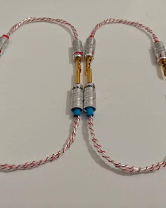 Ponticelli biwiring in puro argento