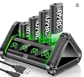 Xbox serie X stazione batterie ricaricabili + batt